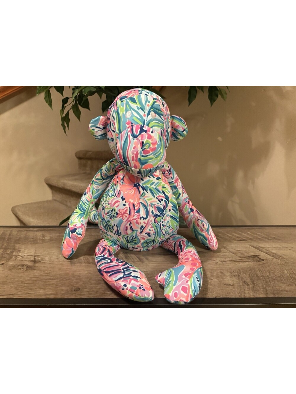 Lilly Pulitzer Johnny B Monkey Plush Stuffed Animal Lilly’s Favorite Things